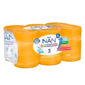 Leche Formulada Nan3 Niños Six Pack Lata 410g