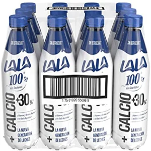 Leche Lala 100/ 1 lt. Semi Azul 12 pzas.