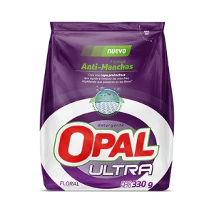 Detergente en Polvo Opal Ultra Multipower Floral Bolsa 330g