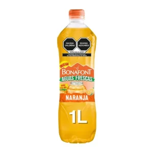 AGUA BONAFONT AGUAS FRESCAS 1LT NARANJA