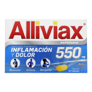 Aliviax Tabletas 550 mg paq. 10