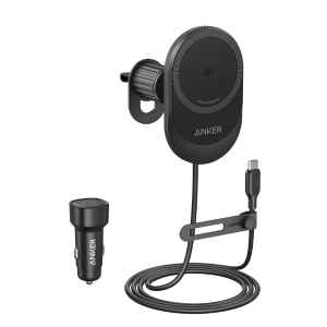 Cargador inalámbrico Anker MagGo para carro 15W