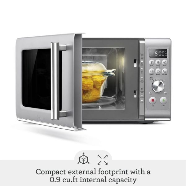 Microondas Breville Compact Wave 900W BMO650SIL - Imagen 2