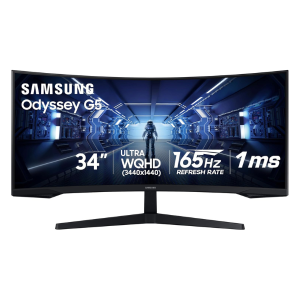 Monitor Samsung Odyssey G5 de 34” QHD, LC34G55TWWNXZA