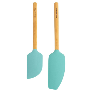 Set de Espátulas de Bambú KitchenAid de 2 piezas