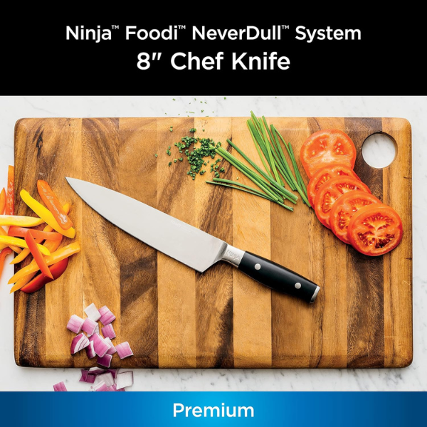 Cuchillo Ninja K30020 Chef Foodi NeverDull System de 8″ - Imagen 2