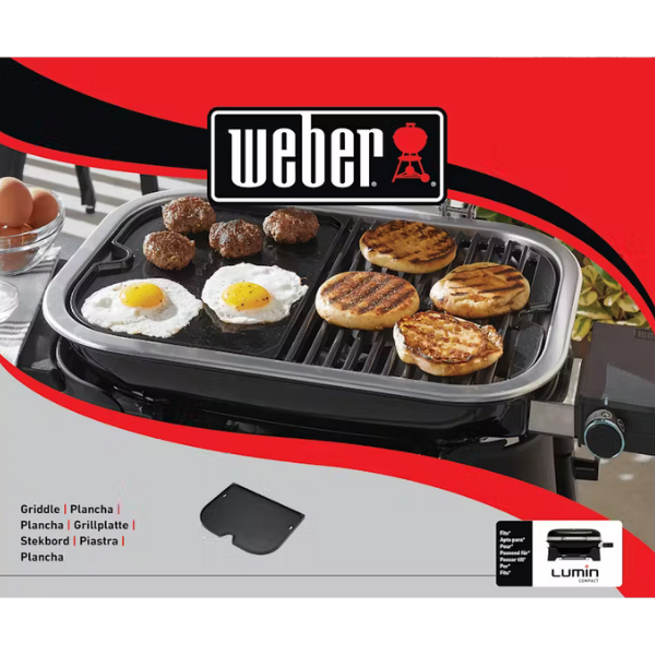 Plancha Weber para parrilla eléctrica Lumin Compact - Imagen 4