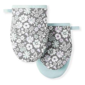 Juego de Guantes de Cocina Martha Stewart Strie Medallion 2 Piezas