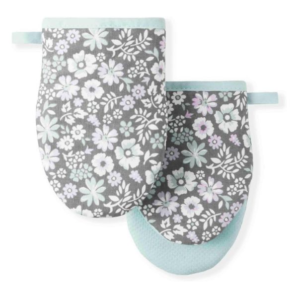 Juego de Guantes de Cocina Martha Stewart Strie Medallion 2 Piezas