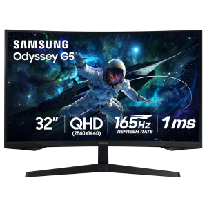 Monitor Samsung Odyssey G55C 32” QHD 165Hz, LS32CG550ENXZA