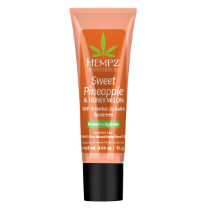 Bálsamo labial Hempz de Piña Dulce y Melón con FPS 15