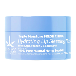 Mascarilla Hempz Hidratante Labial de Noche con Cítricos Frescos y Triple Humectación