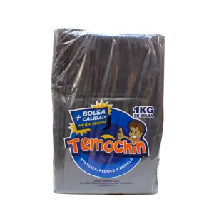 BOLSA DE PLASTICO CON ASA ECONOMICA GRANDE NEGRA