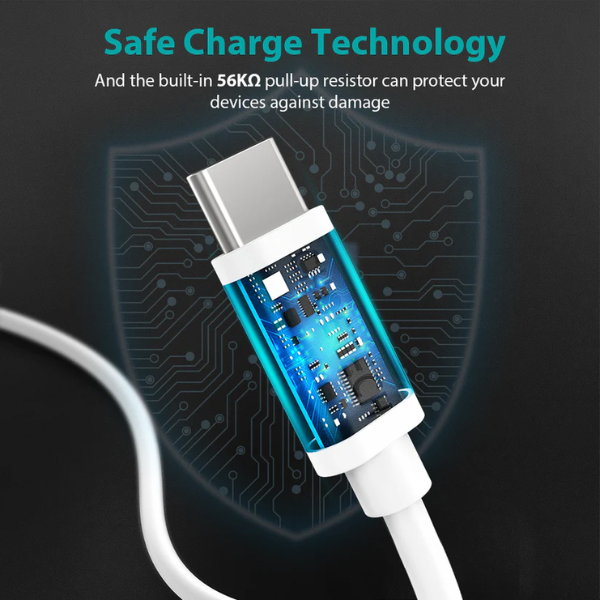 Cable Choetech USB-C a USB-C 1m CC0002 - Imagen 2