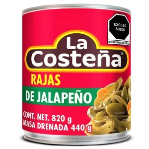 Chiles Rajas La Costeña 820 GR