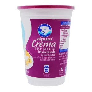 Crema Alpura Deslactosada 200 ML