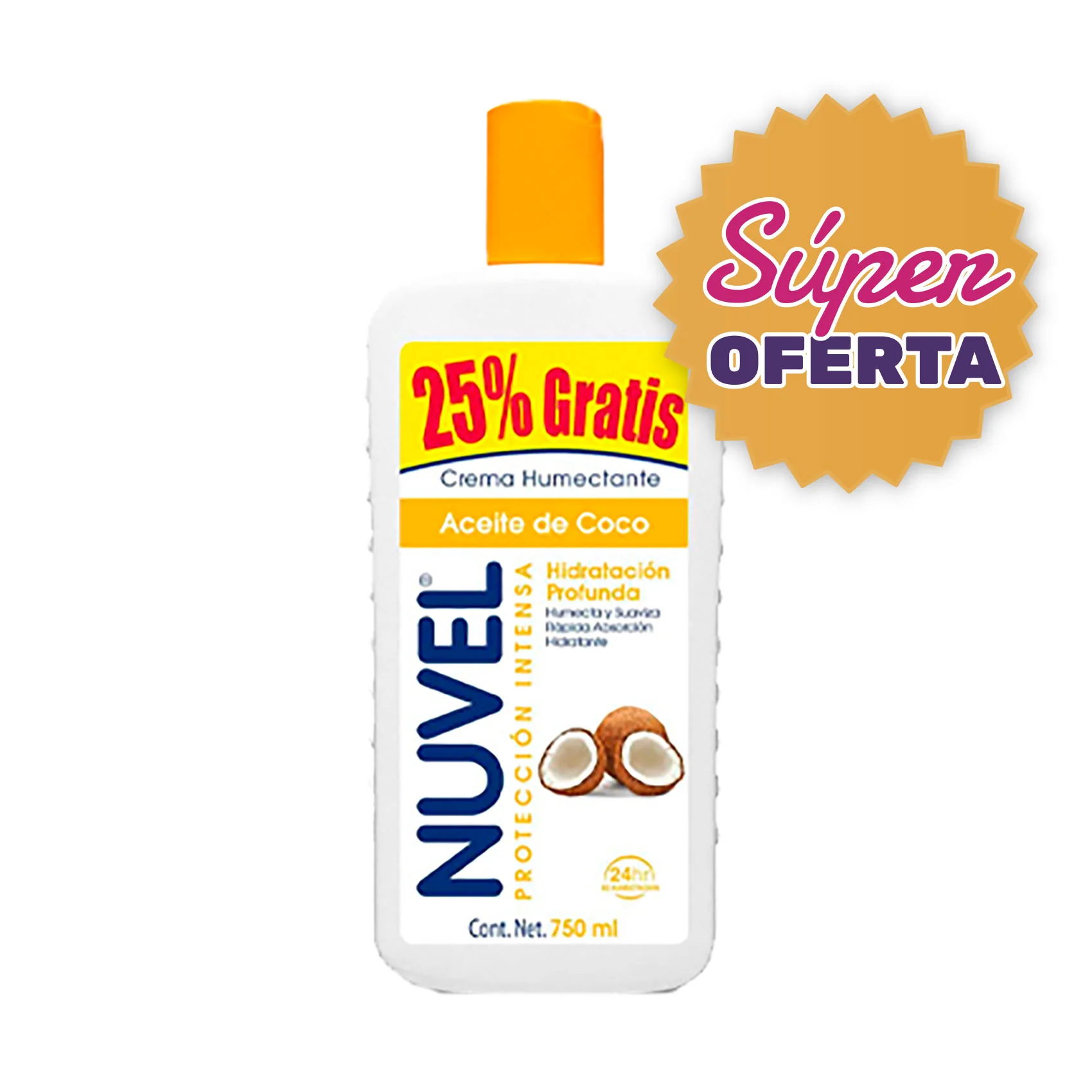 Crema Líquida Nuvel Coco 750 ml