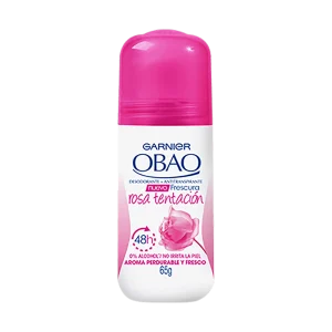 Desodorante Obao Roll On Dama 65g Rosa Tentación