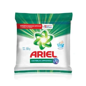 Detergente en polvo Ariel Regular Bolsa 150g