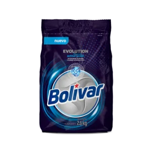 Detergente en Polvo Bolívar Evolution Active Wash Bolsa 2.6Kg