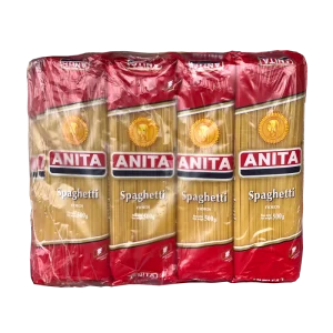 Spaghetti Anita Bolsa 500g Paquete 20un