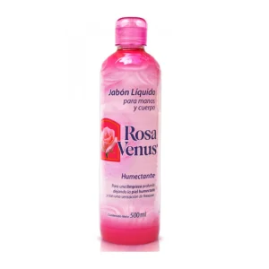 Jabón de Tocador Rosa Venus Rosa Líquido 500 ml.