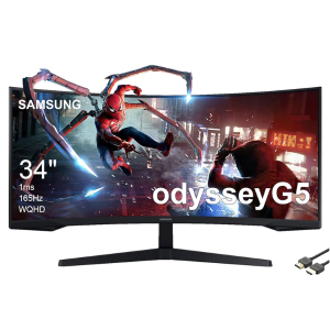 Monitor Samsung Odyssey G5 Curva de 1000R 34″