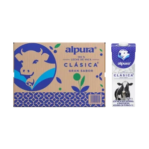 Leche Alpura 1 L Clásica Caja 12