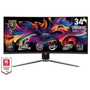 Monitor MSI OLED Curvado 341CQPX QD-OLED 240 Hz 34¨