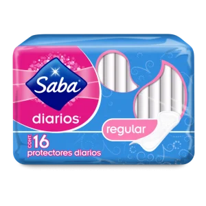 Toalla Saba Pantiprotectores Regular 16 U