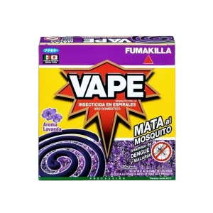 INSEC. VAPE ESPIRALES 10U LAVANDA