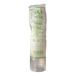 VASO BIOSPLAST NATURAL 25U N.16L