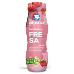 Yoghurt Alpura Bebible Fresa 220 g