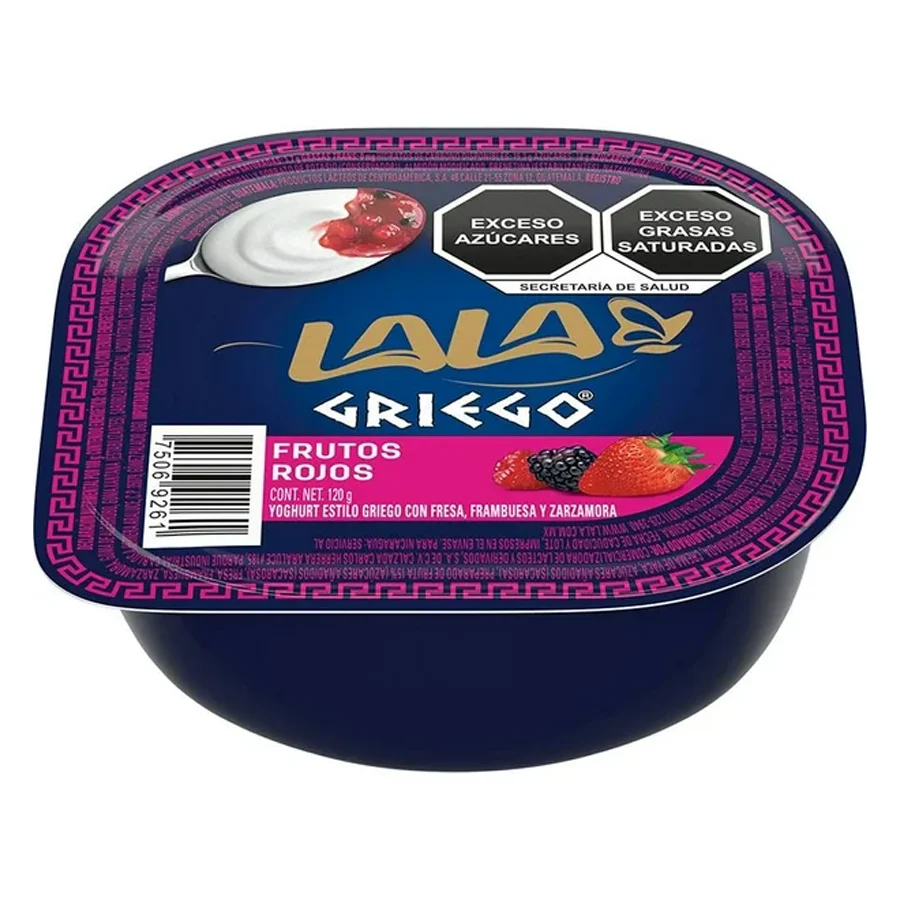 Yoghurt Lala 120 gr Griego Frutos Rojos