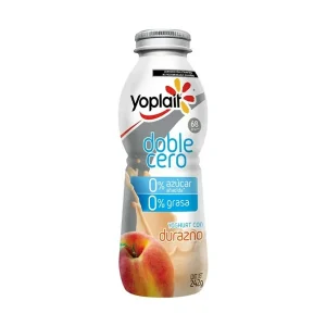 YOGURT YOPLAIT DOBLE CERO BEBIBLE 242GR DURAZNO