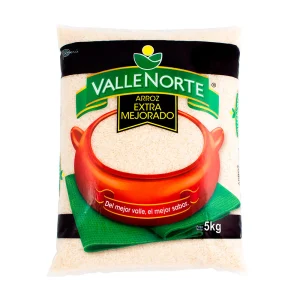 Arroz extra vallenorte bolsa 5 kg