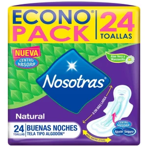 Toalla Higiénica Nosotras Buenas Noches Paquete 24un