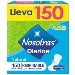 Protectores Diarios Nosotras Respirable Paquete 150un