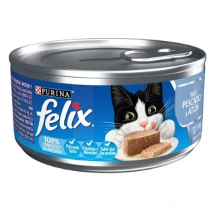Comida para Gatos Felix Paté Pescado y Atún Lata 156g