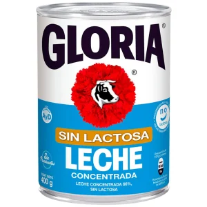 Leche Concentrada Sin Lactosa Gloria Lata 400 gr