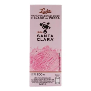 Leche Santa Clara Fresa 200 ml.